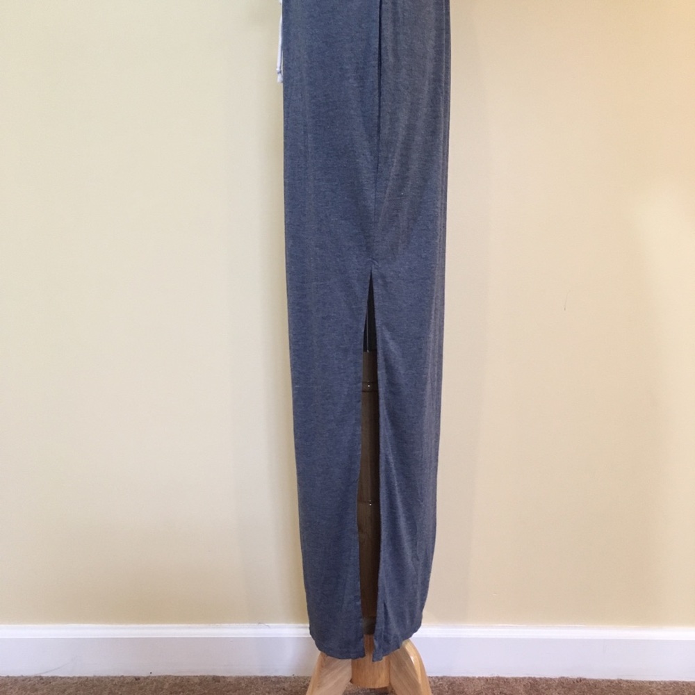 💥 CLEARANCE Drawstring Surplice Side Slit Dress - Picture 5 of 7